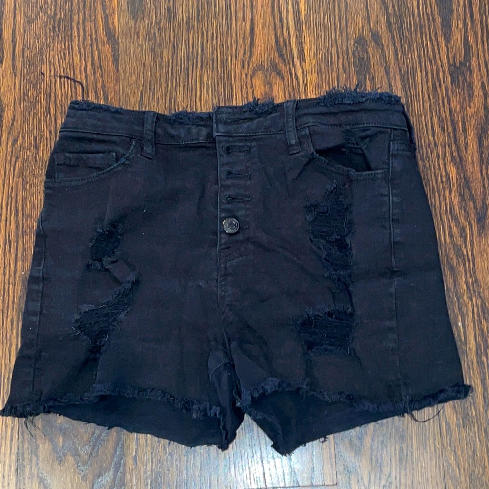 Vervet black denim shorts size 29
